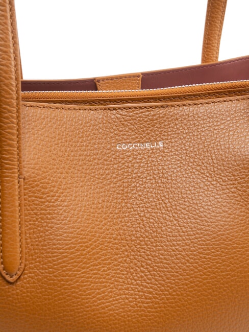 SWAP Bolso de hombro de piel para compras CUIR - Bolsos Mujer