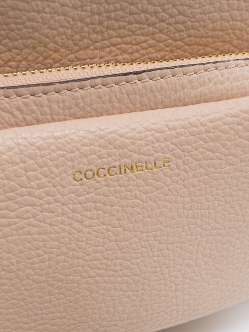 JEN Mochila redonda de piel con bolsillo. rosetas - Bolsos Mujer