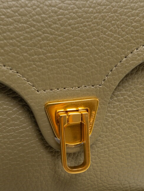 MARVIN Mini bolso de piel con bandolera verde laurel - Bolsos Mujer