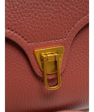 COCCINELLE MARVIN Mini bolso de piel con bandolera brandy - Bolsos Mujer - 5