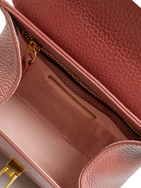 MARVIN Mini bolso de piel con bandolera brandy - Bolsos Mujer