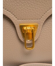 COCCINELLE MARVIN Mini bolso de piel con bandolera topo cálido - Bolsos Mujer - 5