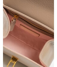 COCCINELLE MARVIN Mini bolso de piel con bandolera topo cálido - Bolsos Mujer - 6