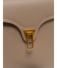 COCCINELLE MARVIN Bolso de piel con bandolera topo cálido - Bolsos Mujer - 5