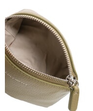 COCCINELLE AGATEA Estuche de belleza de cuero verde laurel - Carteras de mano & Neceser - 4