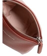 COCCINELLE AGATEA Estuche de belleza de cuero brandy - Carteras de mano & Neceser - 4