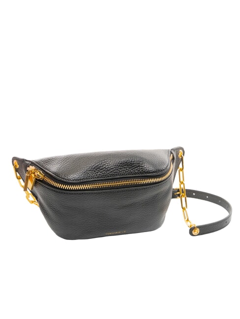 LILY Mini bolso bandolera de piel negro - Bolsos Mujer