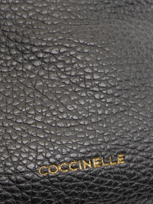 LILY Mini bolso bandolera de piel negro - Bolsos Mujer