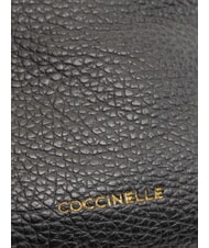 COCCINELLE LILY Mini bolso bandolera de piel negro - Bolsos Mujer - 4