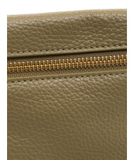 COCCINELLE HYLE Bolso bandolera pequeño de piel plano verde laurel - Bolsos Mujer - 6