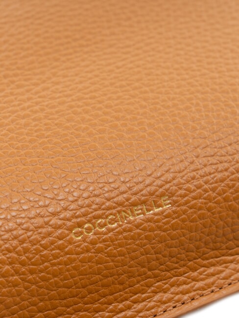 HYLE Bolso bandolera pequeño de piel plano CUIR - Bolsos Mujer