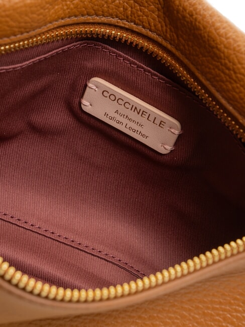 HYLE Bolso bandolera pequeño de piel plano CUIR - Bolsos Mujer