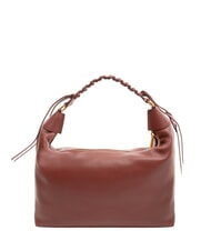 COCCINELLE RHEA Bolso bandolera de piel con bandolera brandy - Bolsos Mujer - 3