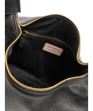 COCCINELLE RHEA Bolso bandolera de piel con bandolera negro - Bolsos Mujer - 6
