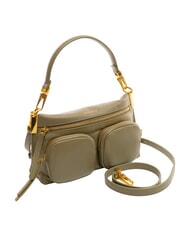 COCCINELLE HYLE Bolso pequeño de piel de doble uso verde laurel - Bolsos Mujer - 2