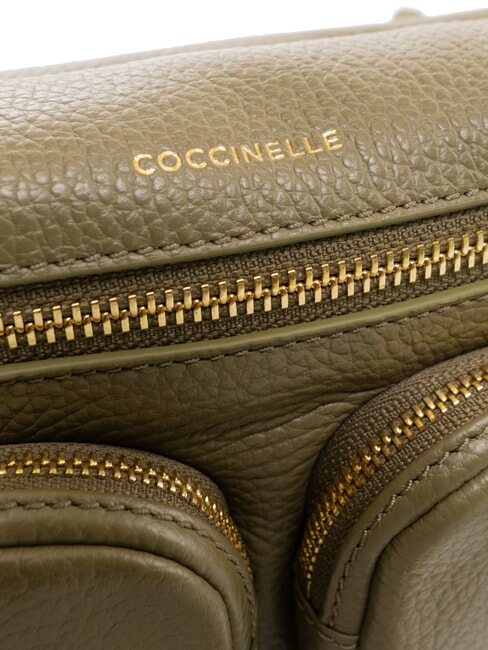 HYLE Bolso pequeño de piel de doble uso verde laurel - Bolsos Mujer