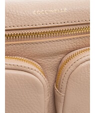 COCCINELLE HYLE Bolso pequeño de piel de doble uso rosetas - Bolsos Mujer - 5