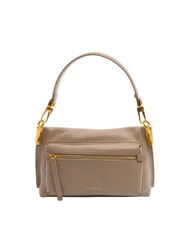 COCCINELLE HYLE Bolso pequeño de piel de doble uso topo cálido - Bolsos Mujer - 3