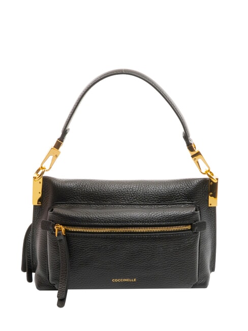 HYLE Bolso pequeño de piel de doble uso negro - Bolsos Mujer