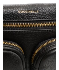 COCCINELLE HYLE Bolso pequeño de piel de doble uso negro - Bolsos Mujer - 5