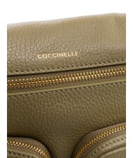 COCCINELLE HYLE Bolso mediano de piel de doble función verde laurel - Bolsos Mujer - 6