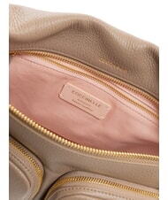 COCCINELLE HYLE Bolso mediano de piel de doble función topo cálido - Bolsos Mujer - 6