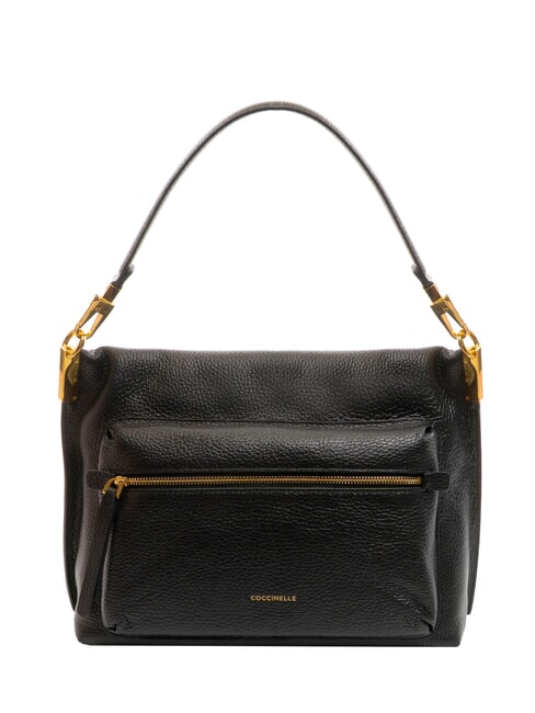 HYLE Bolso mediano de piel de doble función negro - Bolsos Mujer