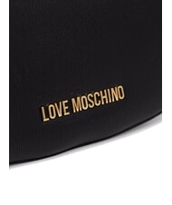 LOVE MOSCHINO CHUNKY TAB Bolso pequeño con bandolera negro - Bolsos Mujer - 4
