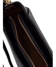 LOVE MOSCHINO CHUNKY TAB Bolso pequeño con bandolera negro - Bolsos Mujer - 5