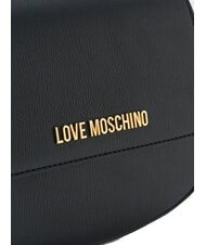LOVE MOSCHINO CHUNKY TAB Bolso de hombro con solapa negro - Bolsos Mujer - 3