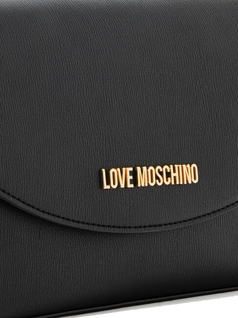 CHUNKY TAB Bolso con solapa y bandolera negro - Bolsos Mujer