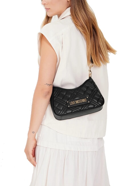 QUILTED Bolsa de doble función negro - Bolsos Mujer