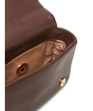 LOVE MOSCHINO EMBOSSED Mini bolso de hombro chocolate - Bolsos Mujer - 6