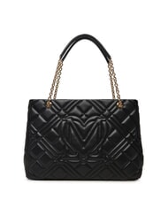 LOVE MOSCHINO QUILTED Bolsa de compras con asas de cadena negro - Bolsos Mujer - 3