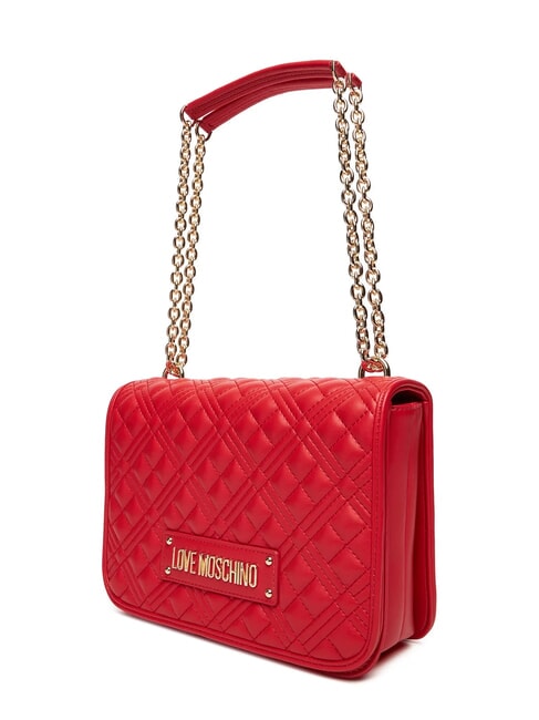 QUILTED Bolso de hombro de doble función ROJO - Bolsos Mujer