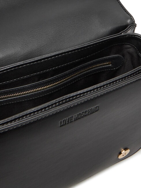 QUILTED Bolso de hombro de doble función negro - Bolsos Mujer