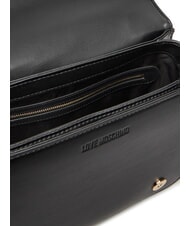 LOVE MOSCHINO QUILTED Bolso de hombro de doble función negro - Bolsos Mujer - 5