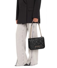 LOVE MOSCHINO QUILTED Bolso de hombro de doble función negro - Bolsos Mujer - 6