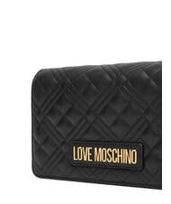 LOVE MOSCHINO SMART DAILY Bolso de mano con bandolera metálica negro - Bolsos Mujer - 4