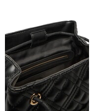 LOVE MOSCHINO QUILTED Mochila con dos bolsillos negro - Bolsos Mujer - 6