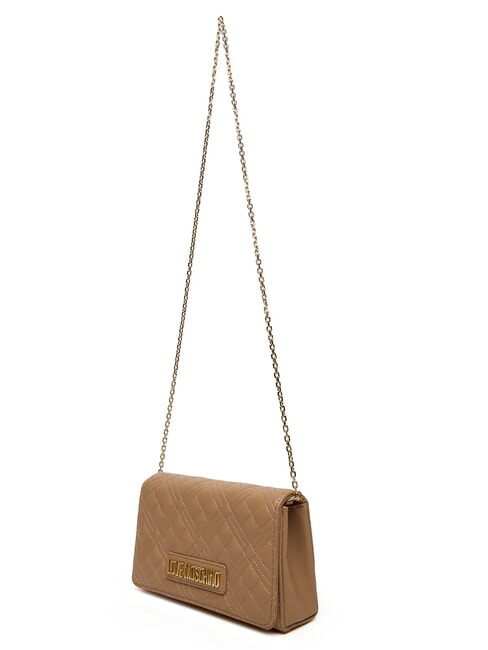 SMART DAILY Bolso de mano con bandolera metálica beige - Bolsos Mujer