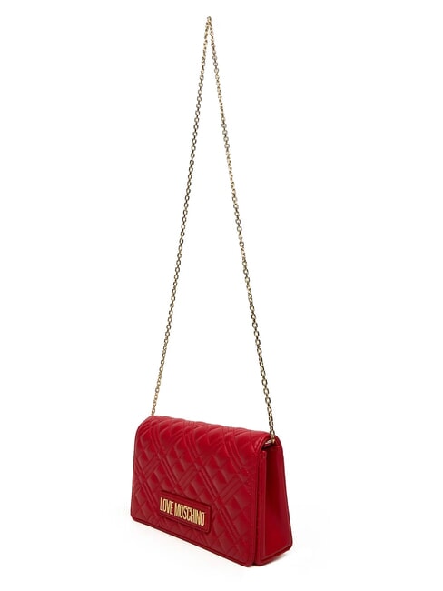 SMART DAILY Bolso de mano con bandolera metálica ROJO - Bolsos Mujer