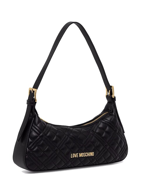 QUILTED Bolso de hombro negro - Bolsos Mujer