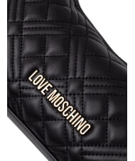 LOVE MOSCHINO QUILTED Bolso de hombro negro - Bolsos Mujer - 4