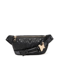 LOVE MOSCHINO QUILTED Bolso de hombro negro - Bolsos Mujer - 3