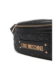 LOVE MOSCHINO QUILTED Bolso de hombro negro - Bolsos Mujer - 4