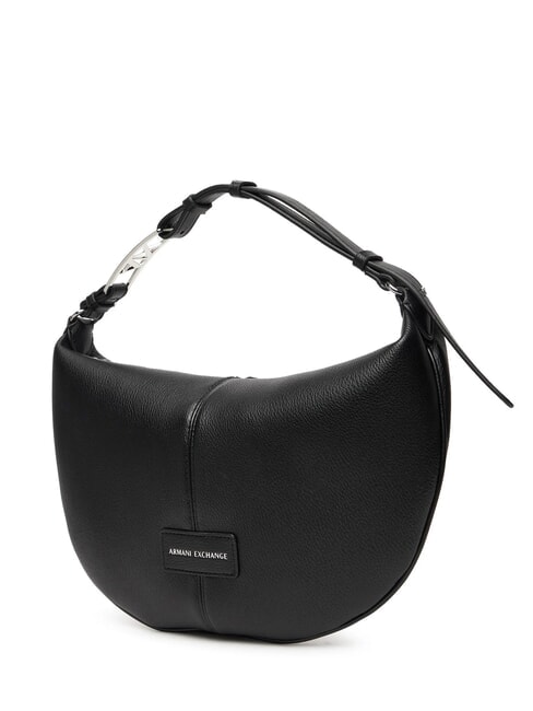 LIZ PEBBLE Bolso de hombro mediano tipo hobo negro - Bolsos Mujer