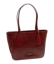 THE BRIDGE MADDALENA Bolso shopper de hombro, en piel Chianti / Burdeos / Dorado - Bolsos Mujer - 2