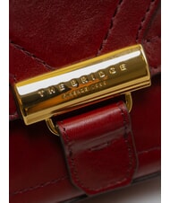 THE BRIDGE BENEDETTA  Mini bolso de hombro, en piel Chianti / Burdeos / Dorado - Bolsos Mujer - 3