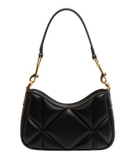 LOVE MOSCHINO EMBOSSED Bolso de hombro, con correa para el hombro negro - Bolsos Mujer - 3